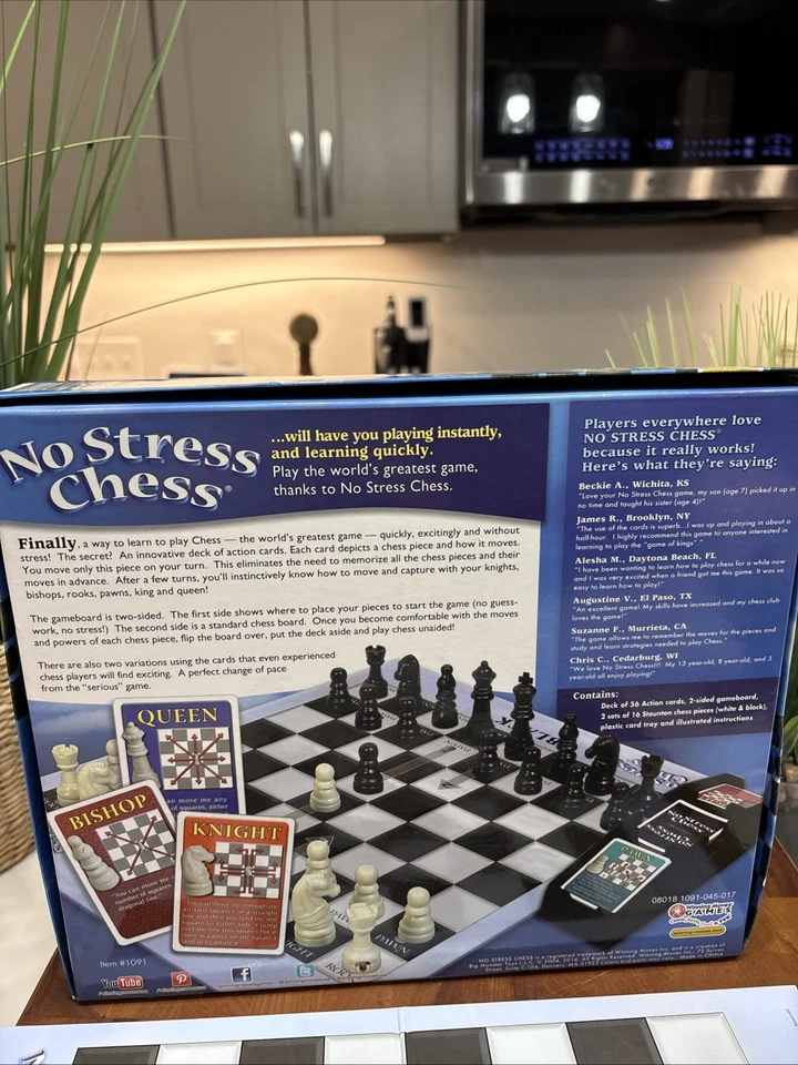 Winning Moves Games No Stress Chess Beginners Chess Board Game Complete - Image 4 of 4