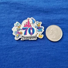 2025 Disney Pin Costco Donald Duck & Daisy Duck 70th Anniversary Travel Company