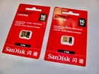 2x SanDisk Cruzer Fit Flash Drive 16GB USB 2.0 Memory Stick Mini USB Flash Drive