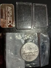 One of Each !! 1 oz APMEX Bar and  1 oz 2021 Silver Eagle. . 999 Fine Silver .