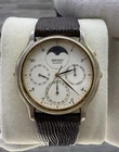 Vintage SEIKO MOONPHASE Watch 7F39-6029. Dual Time - WORKING