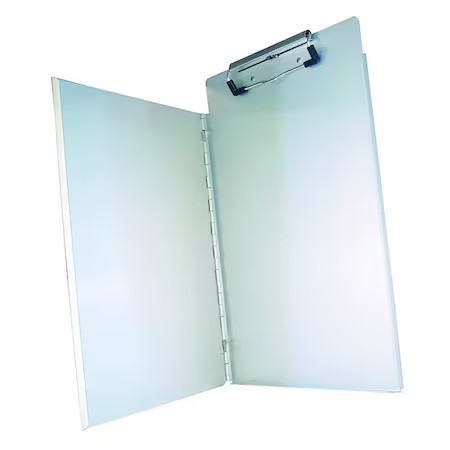 Zoro Select 22017 8-1/2" X 11" Clipboard 1/2", Silver, 22017