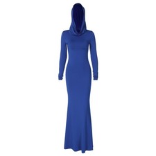 Women’s Long Sleeve Maxi Dress With Hood