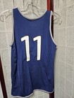 Vintage Blue & Gray YMCA Revrsible Basketball Jersey  Sz YL — photo 3