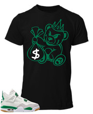 Tee to match Nike SB x Air Jordan 4 Pine Green-Teddy