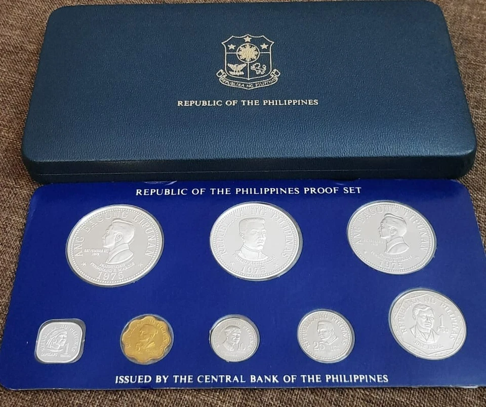 Juego de prueba 1975 - Monedas de Filipinas con certificado de autenticidad Foto 4 de 4