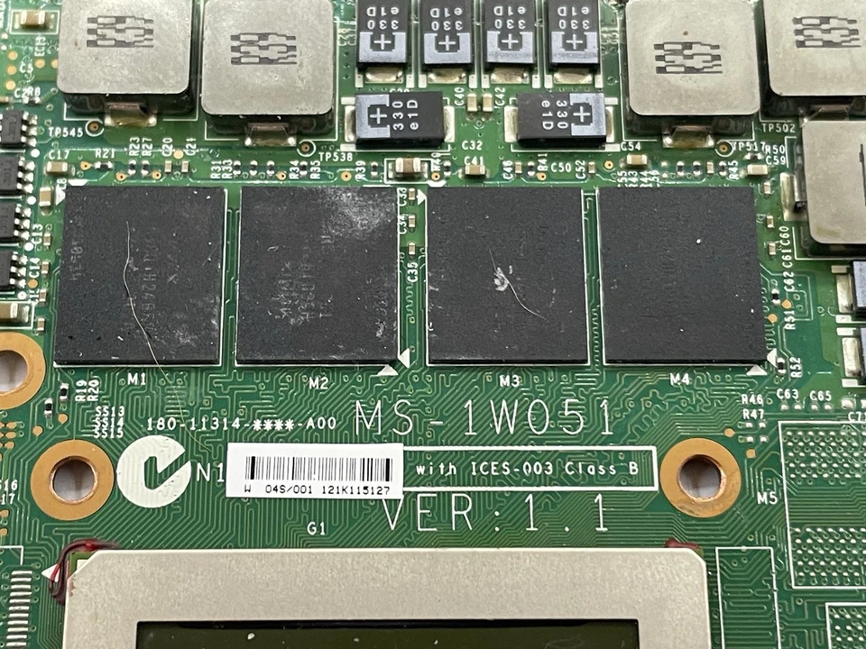 MSI nVIDIA Geforce GTX 570M Video Card 1.5 GB | MS-1W051 - Image 3 of 4