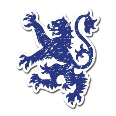 Scottish Lion Rampant Blue Car Vinyl Sticker - SELECT SIZE | eBay UK