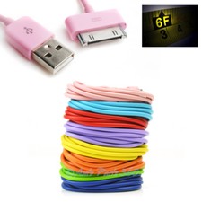 6FT 30PIN USB SYNC DATA POWER CHARGER CABLES IPHONE IPOD TOUCH CLASSIC NANO IPAD