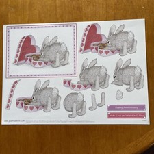 Happy Hoppers Decoupage Joanna Sheen Chocolate Heart Box