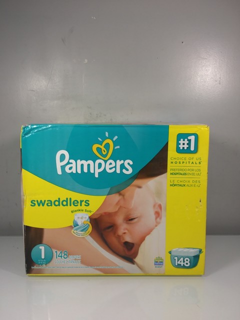 148 pampers swaddlers size 2