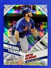 2021 #BTC-12 Pete Alonso Topps Stadium Club Chrome Baseball Beam Team