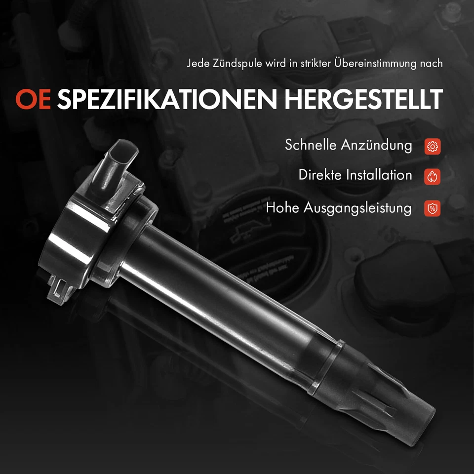 4x Bobina accensione per Chrysler Sebring Dodge Avenger Caliber Jeep Compass 1.8L-2.4L - Immagine 3 di 4