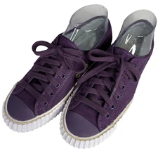 PF Flyers Cap Toe Sneakers Shoes Women’s 7.5 Men’s 6 Purple Sandlot Center lo