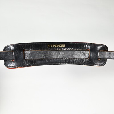 1970s FERNANDES GUITARS ''Skinny'' Style Genuine Leather Vintage Strap Japan