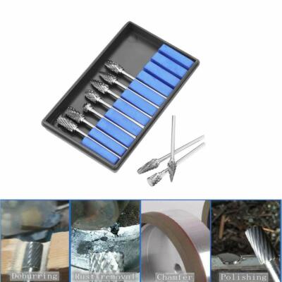 XCAN Fresa in metallo duro 10 pezzi 3.175 Gambo con rivestimento