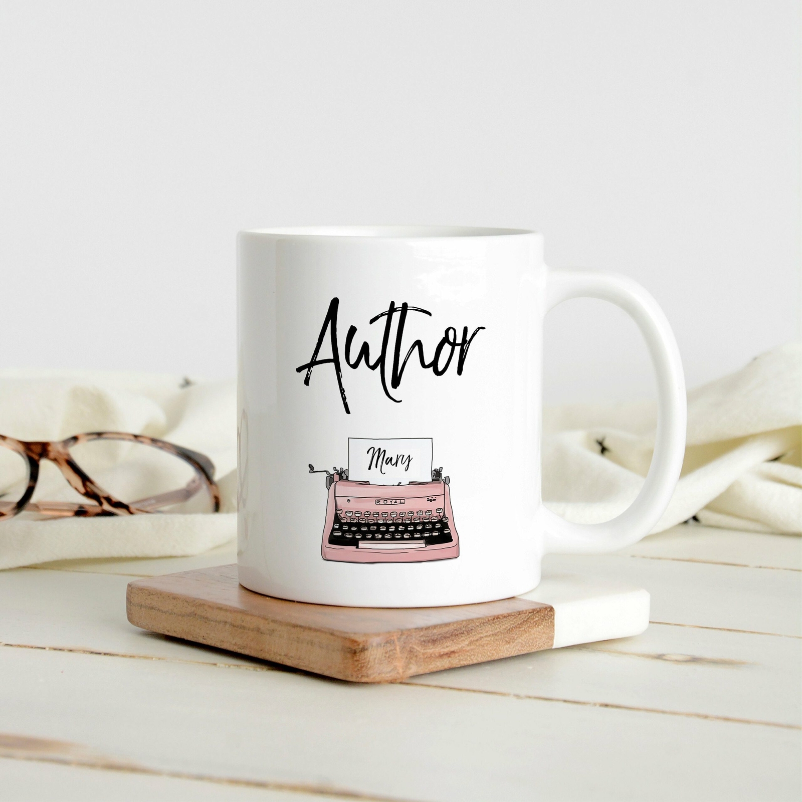Author Mug Custom Name Mug Custom Name Author Mug Writer Mug Custom Writer Mug