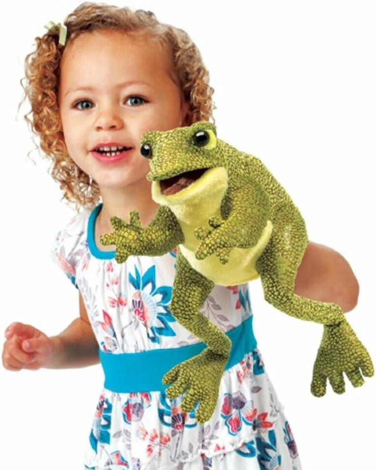 Folkmanis Funny Frog Hand Puppet - Image 2 of 4