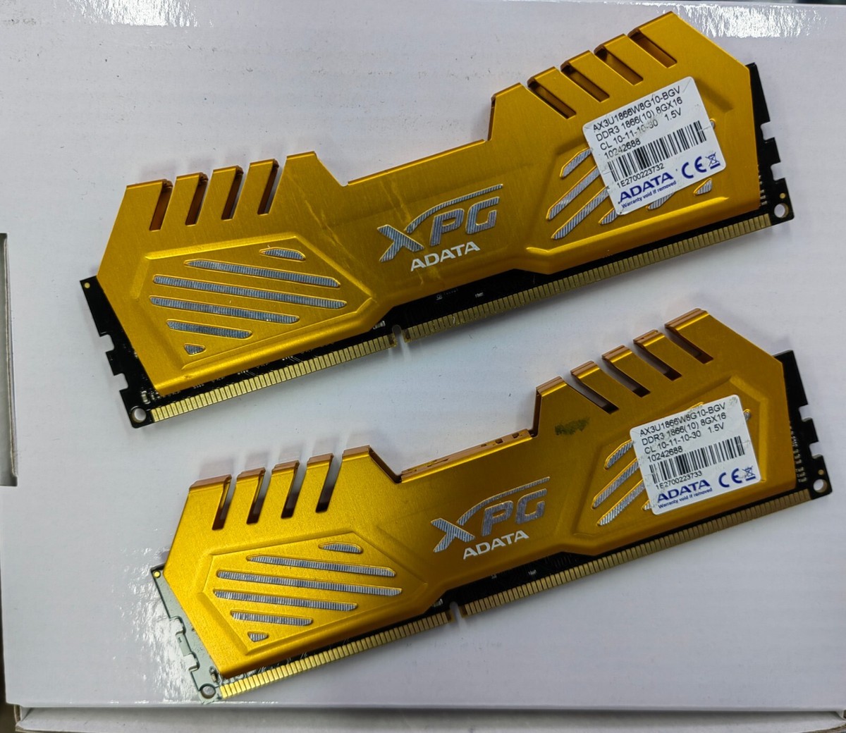 ADATA XPG 2 x 8GB DDR3 1866 Dual_channel XMP 1.5v 240pin Desktop