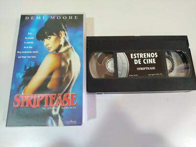 Striptease Andrew Bergman Demi Moore - VHS Cinta Tape Español