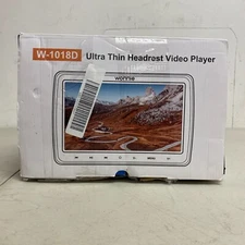 Wonnie W-1018D Ultra Thin Headrest DVD Video Player w/ Headphones & Remote