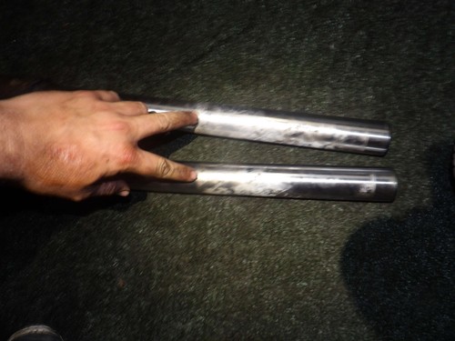 2003 Kawasaki Vulcan VN800 Front Forks Shock Suspension Set Pair - Picture 7 of 8