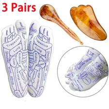 Acupressure Reflexology Socks with Trigger Point Massage Tool, Foot Massage Sock