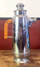 Vintage Metal 14” Chromium Plated MCM LB Art Deco Chrome and Bakelite Co