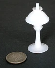 WW2 Vintage DOLLHOUSE Milk Glass KEROSENE OIL LAMP from USSR Occupied Germany