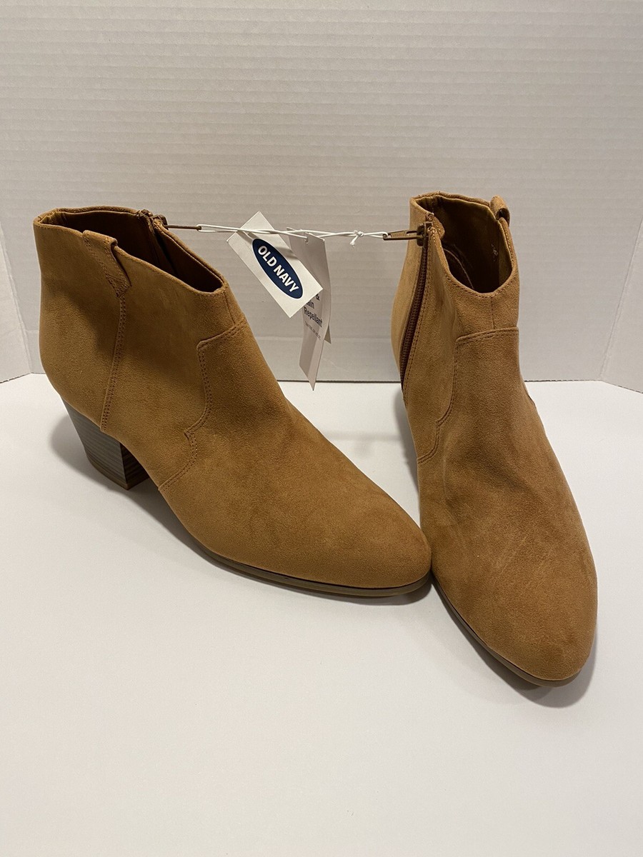 Faux Leather Old Navy Suede Boots Navy Western Ankle Boots Old