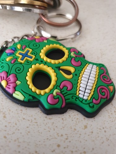 Tag der Toten Toten Totenkopf Schlüsselanhänger PVC Keychain Wichtel Strumpf Füller Geschenk - Bild 14 von 14
