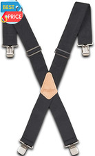 Work Suspenders  2" Fully-Adjustable Webbing Work Suspenders with Heavy-Duty Bi