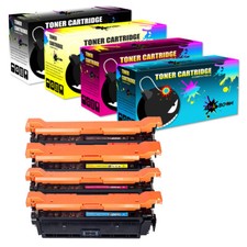 4 Toner replace for HP CF450A-3A 655A Color Enterprise MFP M681f M681dn M681dh