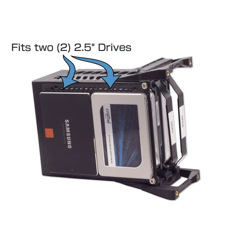 Lian Li O11 Dynamic High Flow HDD Cage - Lower Temps & Add More 2.5" Spaces - Image 4 of 4