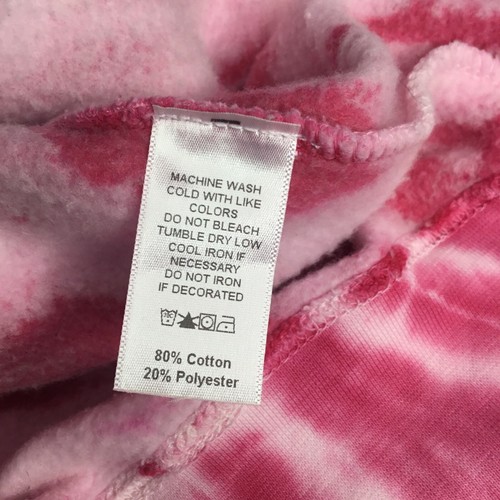 TIE DYE GOLDSHEEP DAMEN PULLOVER HOODIE ROSA GR. M FRANEL - Bild 7 von 12