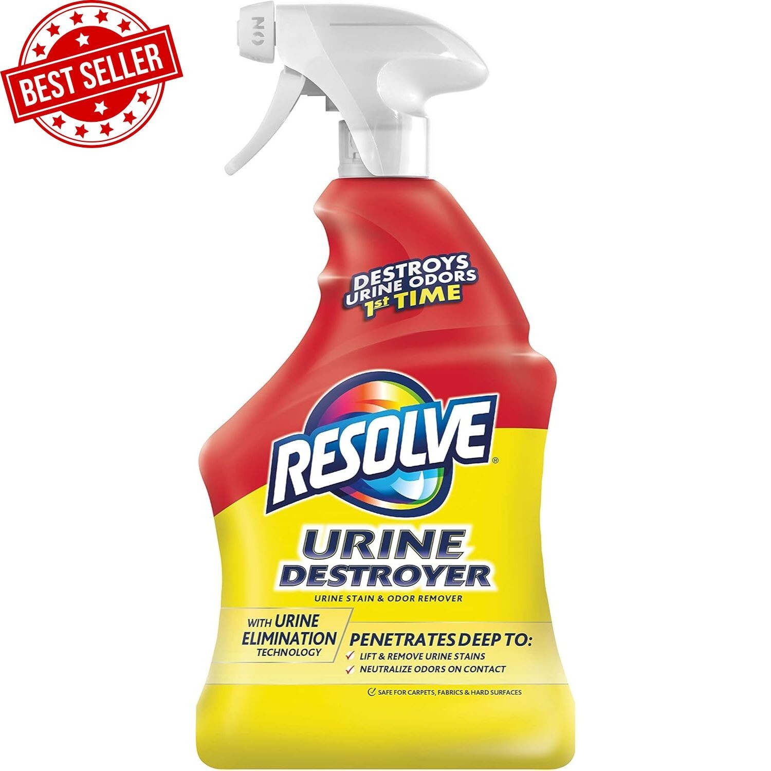 Pet Stain & Odor Remover Spray for Cat Dog Urine on Carpets  