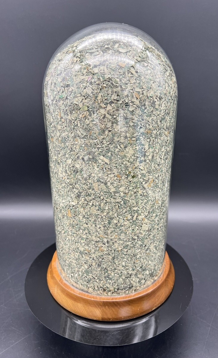 RARE Vtg MILLIONAIRE'S MONEY 500,000 REAL SHREDDED U.S. CURRENCY