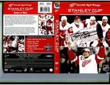 Detroit Red Wings 2007-08 Stanley Cup dvd signed by Kirk Maltby & Brian Rafalski