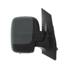 Fits Fiat Scudo 2007-> Wing Mirror Electric Primed Power Folding Drivers Side
