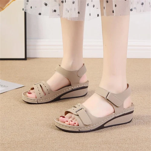 Women Sandals Anti-slip Summer Casual Orthopedic Open Toe Flats Beach Shoes Size - Bild 12 von 16