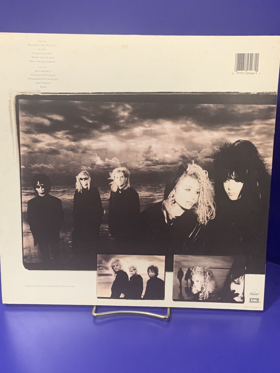 HEART ~ Bad Animals 33 RPM Vinyl LP. Capitol Records, 1987 HEART ~ Bad Animals 33 RPM Vinyl LP. Capitol Records, 1987