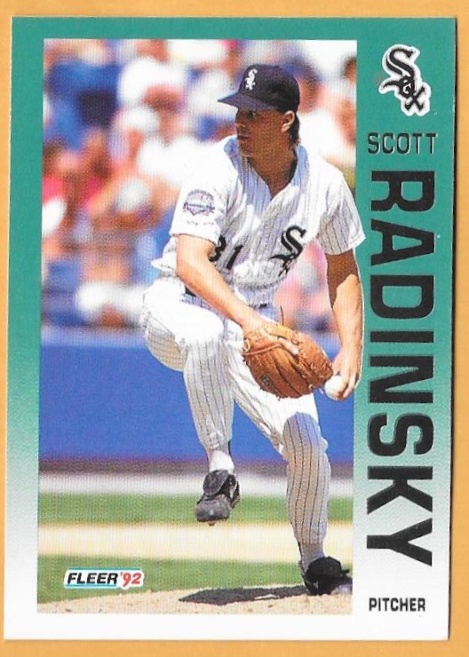 SCOTT RADINSKY CHICAGO WHITE SOX FLEER #96 - FLEER NM-MT 1992