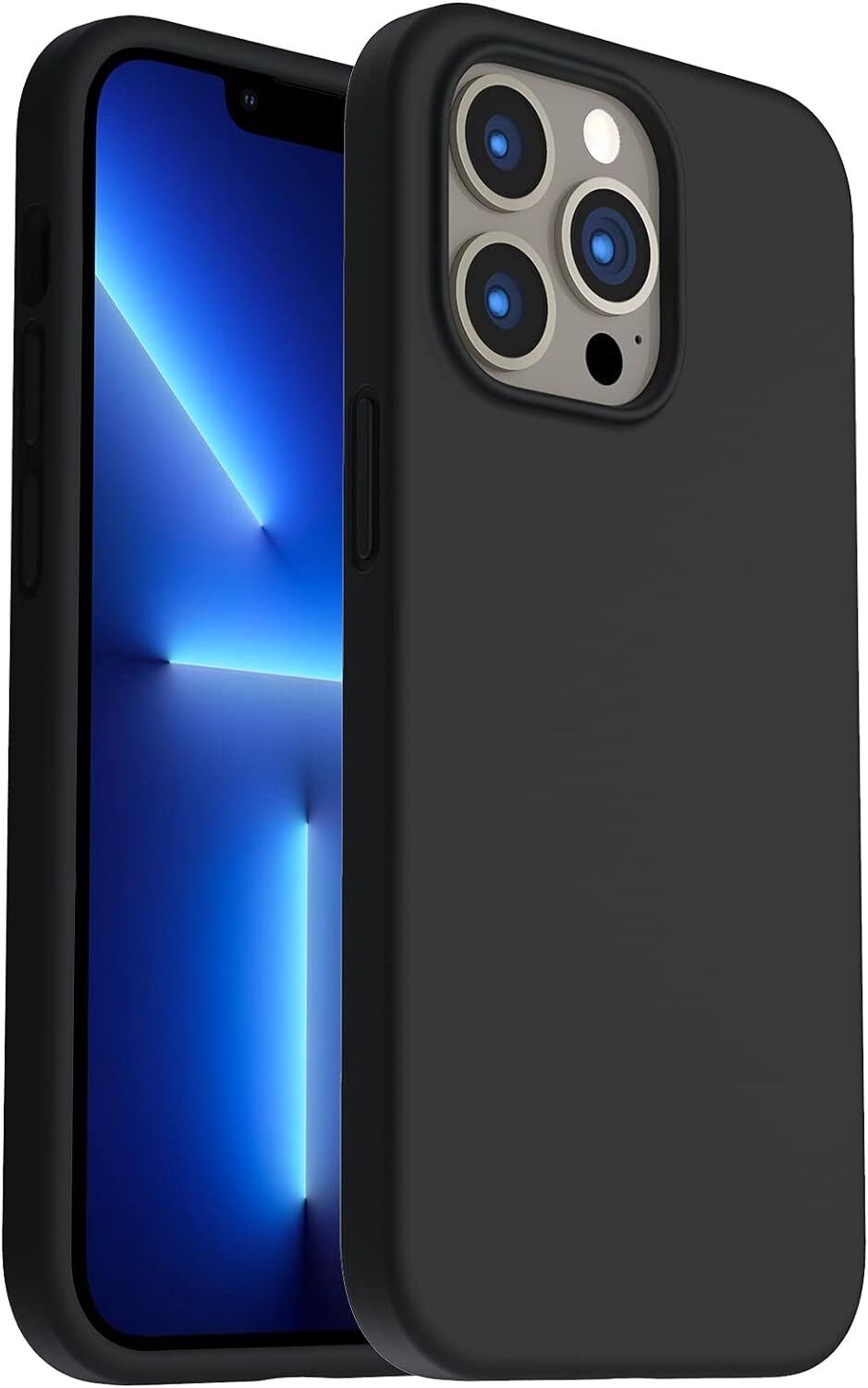 Shockproof Liquid Silicone Designed for iPhone 13 Pro Case Gel Rubber Full Body