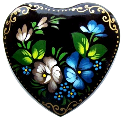 Cadeau de st valentin ou de noces de bois : broche noeud papillon et coeur rouge - Un grand marché