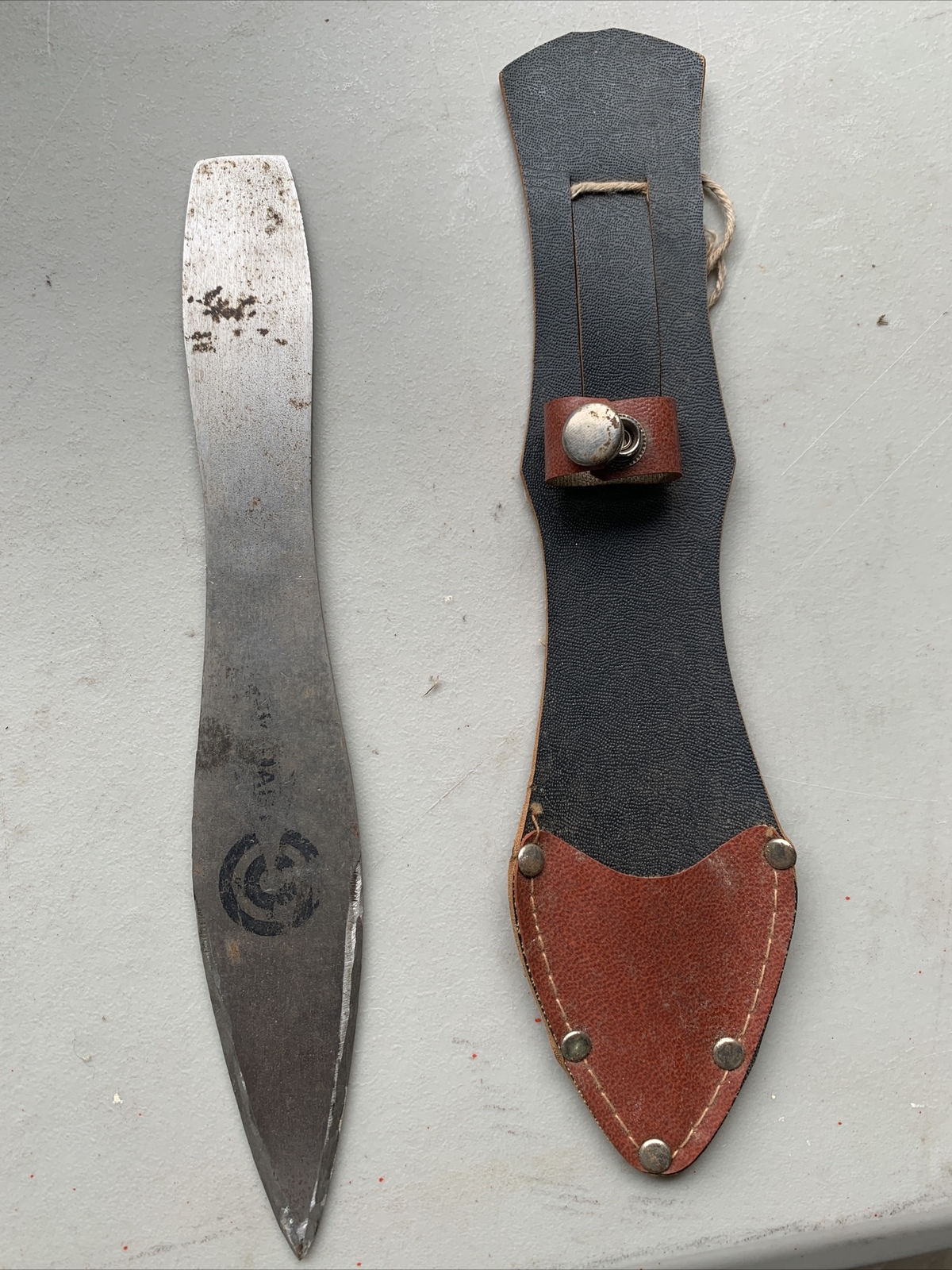 Vintage throwing knife eBay
