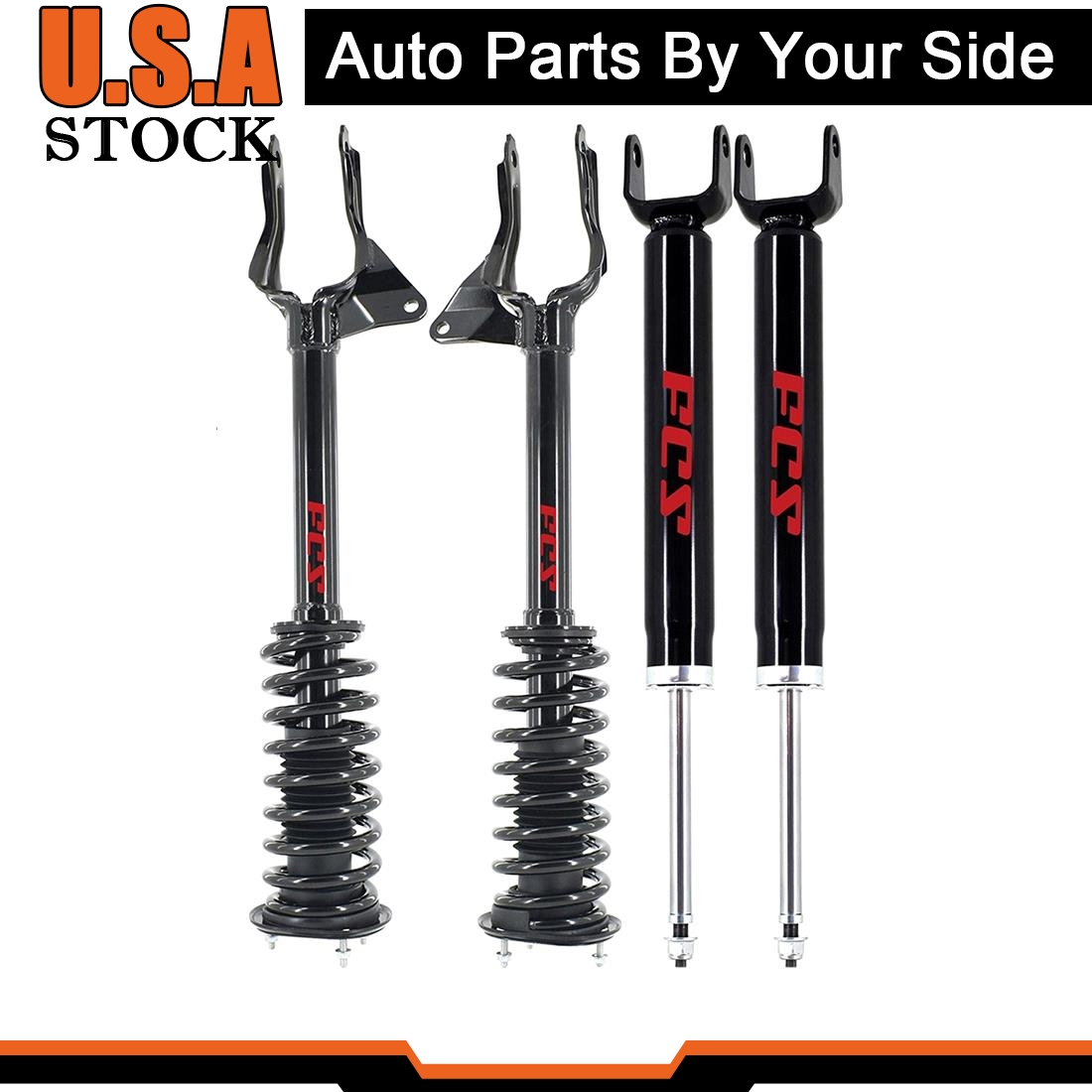 Front Strut & Rear Shock for 2016-2021 Jeep Grand Cherokee 4X4_