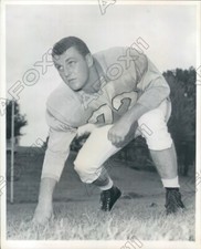 1959 Columbia University Football Player Tackle Mike Reilly Press Photo