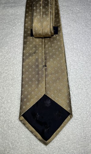 Brooks Brother Makers Neckwear Men’s Silk Tie Beige Triangular Geometric 3.5” in - Picture 12 of 15