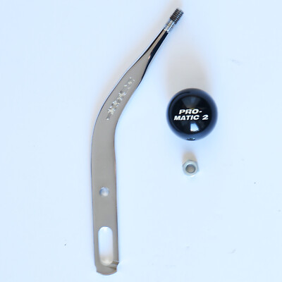 HURST Pro-Matic 2 Auto Chrome Stick with Black Knob  New Old Stock Service Parts