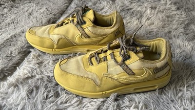 Nike Air Max 1 Travis Scott Saturn Gold Men's Low Top Sneakers 2022